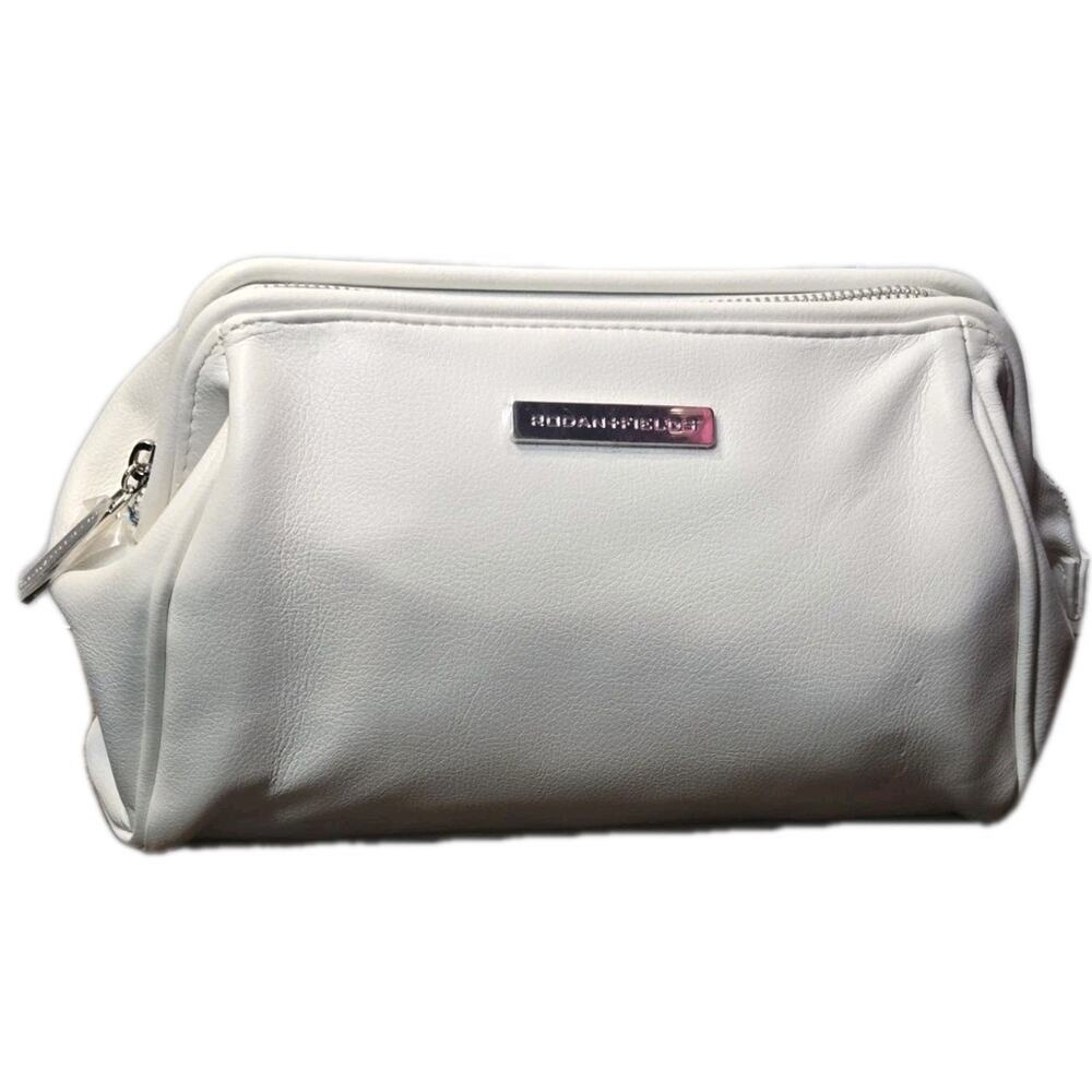 Rodan And Fields White Zip Bag Travel Case Makeup Pouch Clutch